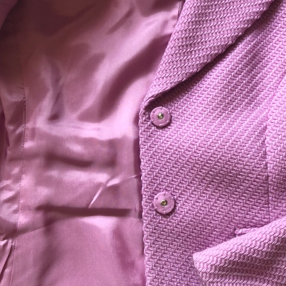 LOFT Lavender Jacket 100% Wool Sz. 6P Work & Play - Picture 4 of 8